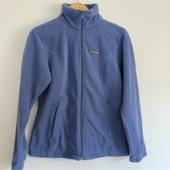 Columbia Fleece Jacket in Blue Size: M - Picture 2 of 5